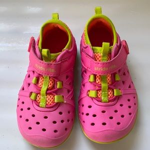 Stride Rite pink phibian water shoes